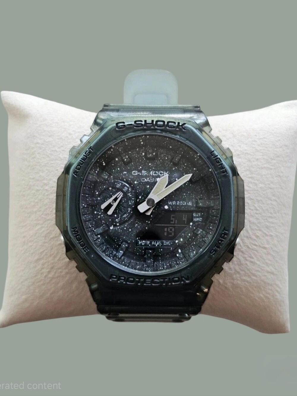 Custom "CasiOak" G-Shock GA-2100 | Hand-Painted Starry Dial & Dyed Case